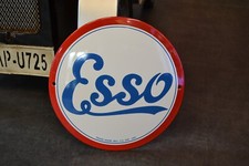 Plaque émaillée ESSO station essence automobile enamel sign emailschild