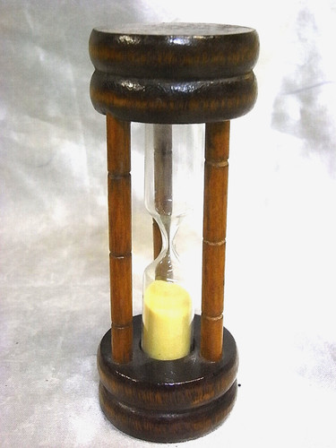 Sablier bois sable - ,
