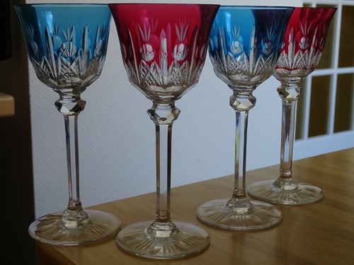 Beaux verres vin - verres, de
