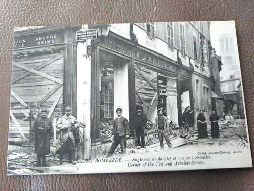 Carte postale ancienne reims - postale, ancienne,