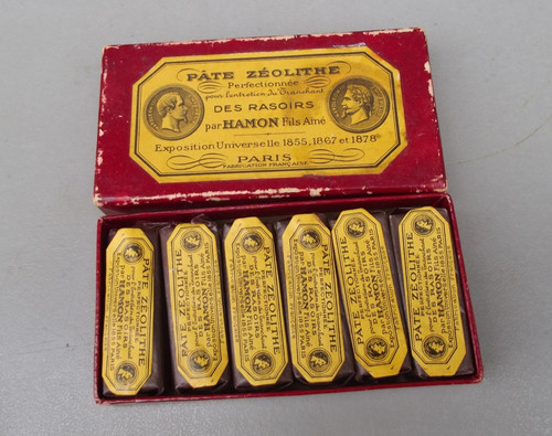 Boite pâte zéolithe - boite, rasoir