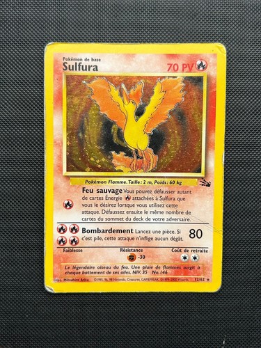 Carte pokemon sulfura 62 - carte, 12/62
