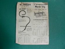  prospectus catalogue agricole : cultivateur herse MARSK STIG  /  BONNEL 