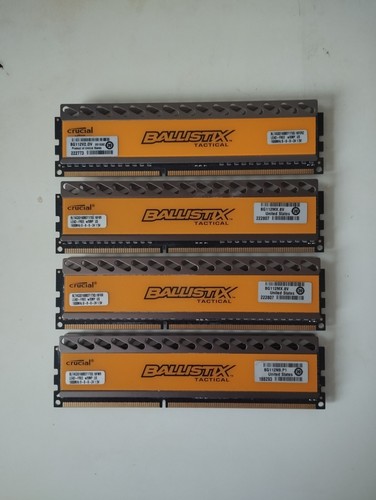 Barrettes mémoire ram crucial - mémoire,