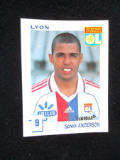SONNY ANDERSON LYON OL LYONNAIS  image sticker N° 123  FOOT 2000 PANINI FOOTBALL