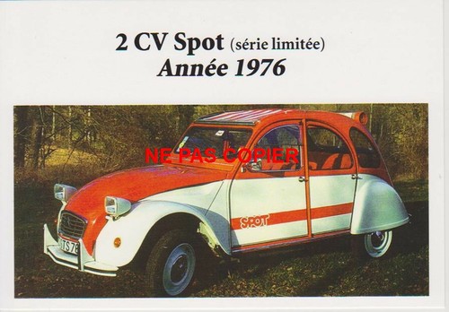 Citroen 2cv cv - 2cv, spot