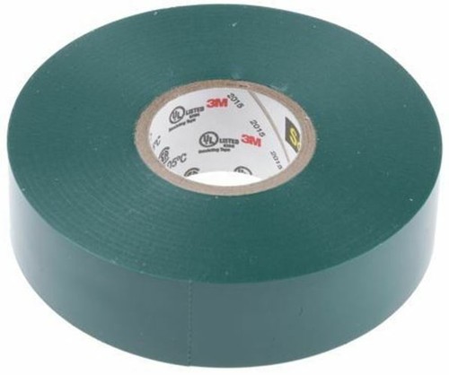 Ruban isolant électrique vert