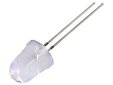 2 x LED OSG5GPA201A 10mm vert 8° avant : bombé 2,9-3,4V dimension de la grill...