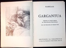 Gargantua  - RABELAIS - 1959 - Gravures G. Doré - Français moderne - Jeunesse