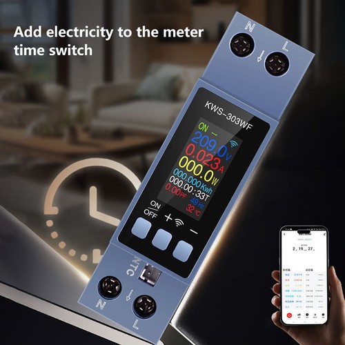 Compteur énergie tuya wifi - compteur, d'énergie