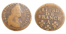 Louis XIV,  Liard De France 1693 (2251)
