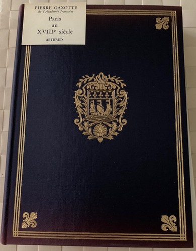 Paris xviiie siècle - au, de