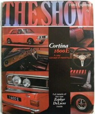 Brochure FORD CORTINA 1600 E de 10 / 1967 en anglais