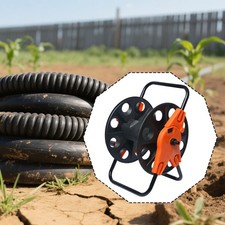 Chariot enrouleur de tuyau d'arrosage compact et portable pour
