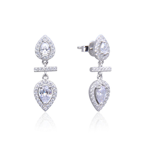 Boucles oreilles double - d'oreilles,