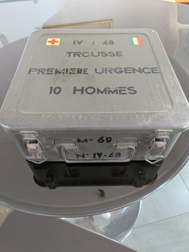 Boite metal militaire trousse - boite,