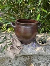 Pot En Grès Vernissé, Pot À