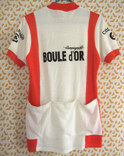 Maillot cycliste boule - boule, d'or