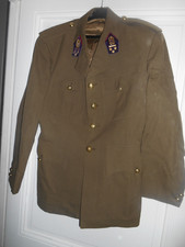 MILITARIA ANCIENNE VESTE D' OFFICIER BELGIQUE EQUIPEMENT MILITAIRE
