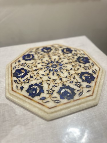 Plaque octogonale marbre - en,