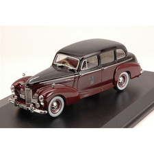 HUMBLER PULLMAN LIMOUSINE 1951 BURGUNDY/BLACK 1:43 Oxford Auto Stradali Nouveau 