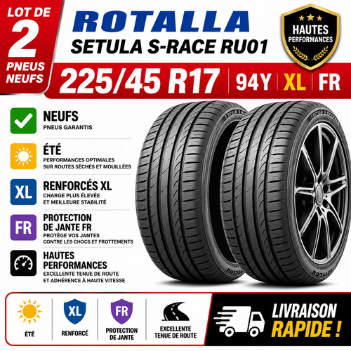 Lot pneus 225 - lot, 2