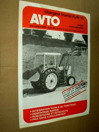 Prospectus tracteur avto - tracteur,
