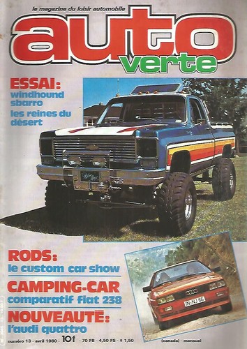 Auto verte windhound - n°13,