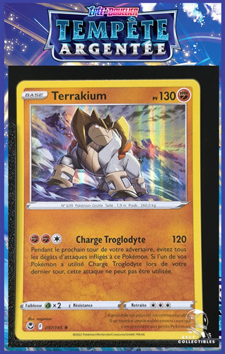 Carte pokémon terrakium - carte,