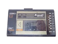 BRANDT - RK618S - RK 618 S -   BALADEUR K7 RADIO - TESTE OK - CASSETTE PLAYER -