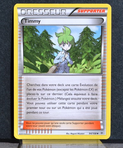 Carte pokémon 108 timmy - carte,