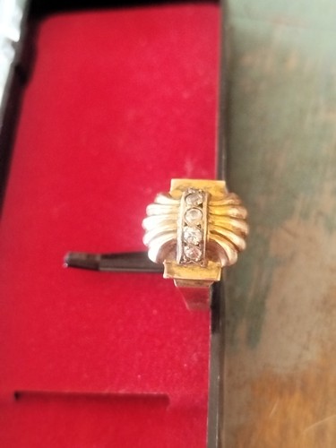 Bague art déco argent - et,