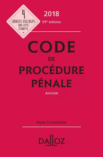 Code procédure pénale - code, de