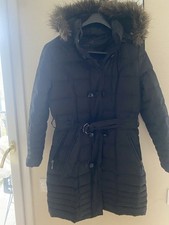 Doudoune mi-longue noire