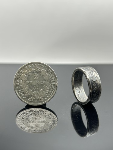 Bague pièce monnaie 2 - bague, de