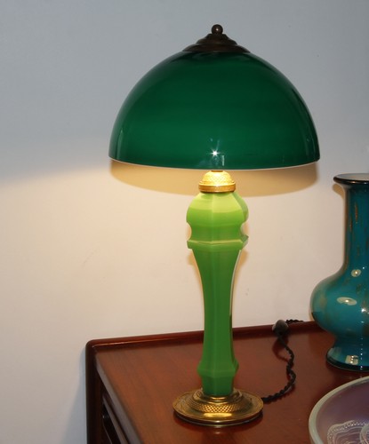 Belle lampe art déco bronze - belle,