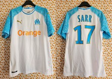 Maillot Olympique Marseille Puma Orange 2018 Sarr #17 Exterieur OM Adidas - M