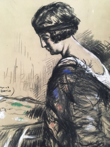 Beau dessin peinture - peinture, fusain