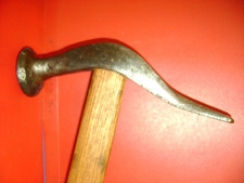 Ancien Marteau à Battre de Cordonnier 3, estampille (P.O.L) sur fer de 19 x24 cm