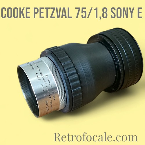 Cooke ciné petzval 75mm - 🖤, cooke ciné