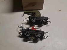 JEP éch 0 Lot De 2 WAGONS Grue Et Projecteur attelages à CROC Dans L État 