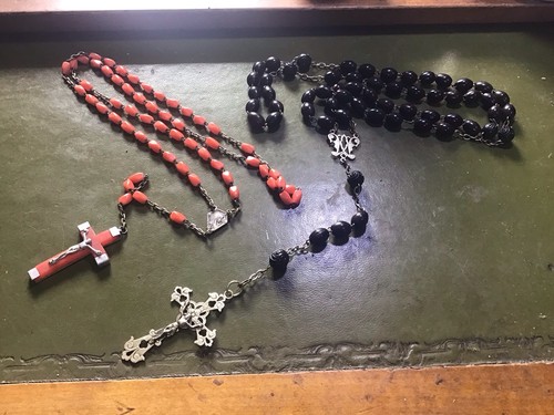 Lot chapelets perles de - chapelets,