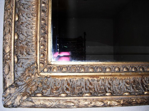Miroir mural bois doré - en,