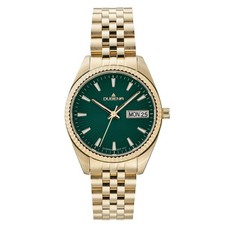 Dugena 4461036 Venetia Date Jour Saphir Verre 10 ATM Doré