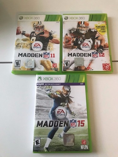 Xbox 360 madden - xbox, 11,12,15