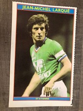 Vintage fiche joueur )) JEAN MICHEL LARQUE / ASSE ST ETIENNE