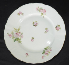 Porcelaine de LIMOGES ca 1900 : compotier, coupe (fleurs - peint main)