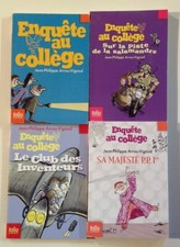 ENQUETE AU COLLEGE tomes 1-2-3-4-5-6-7 Arroud-Vignod roman jeunesse Folio