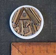 Lot de fers à dorer plaque