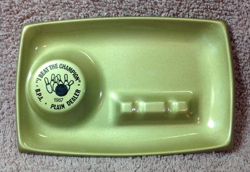 1967 bowling ashtray - 1967, trophy
